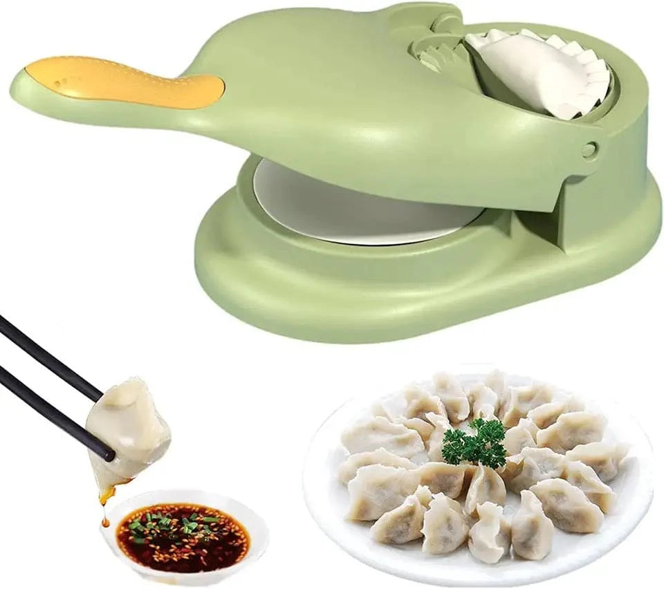 2-in-1 Dumpling & Samosa Maker | Manual Dough Press & Dumpling Mold