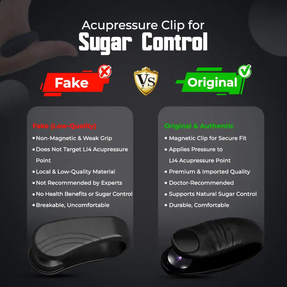 Sugar Control LI4 Acupressure Point Clip (Imported)