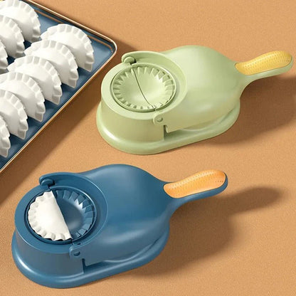 2-in-1 Dumpling & Samosa Maker | Manual Dough Press & Dumpling Mold