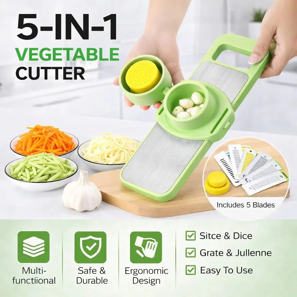 5 in 1 Multi-Function Vegetable Cutter