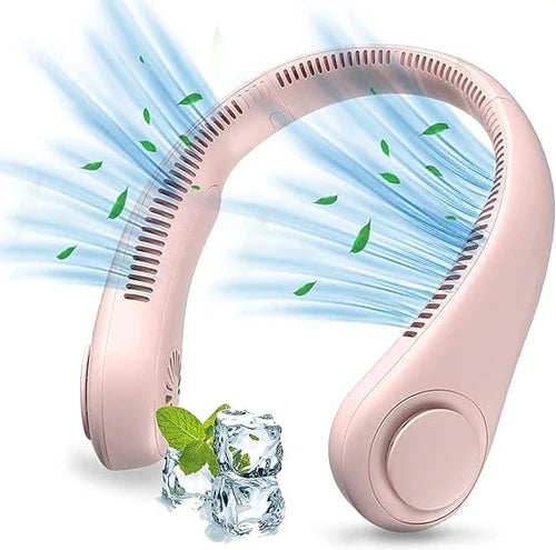 Portable Bladeless Hanging Neck Fan - (IMPORTED)